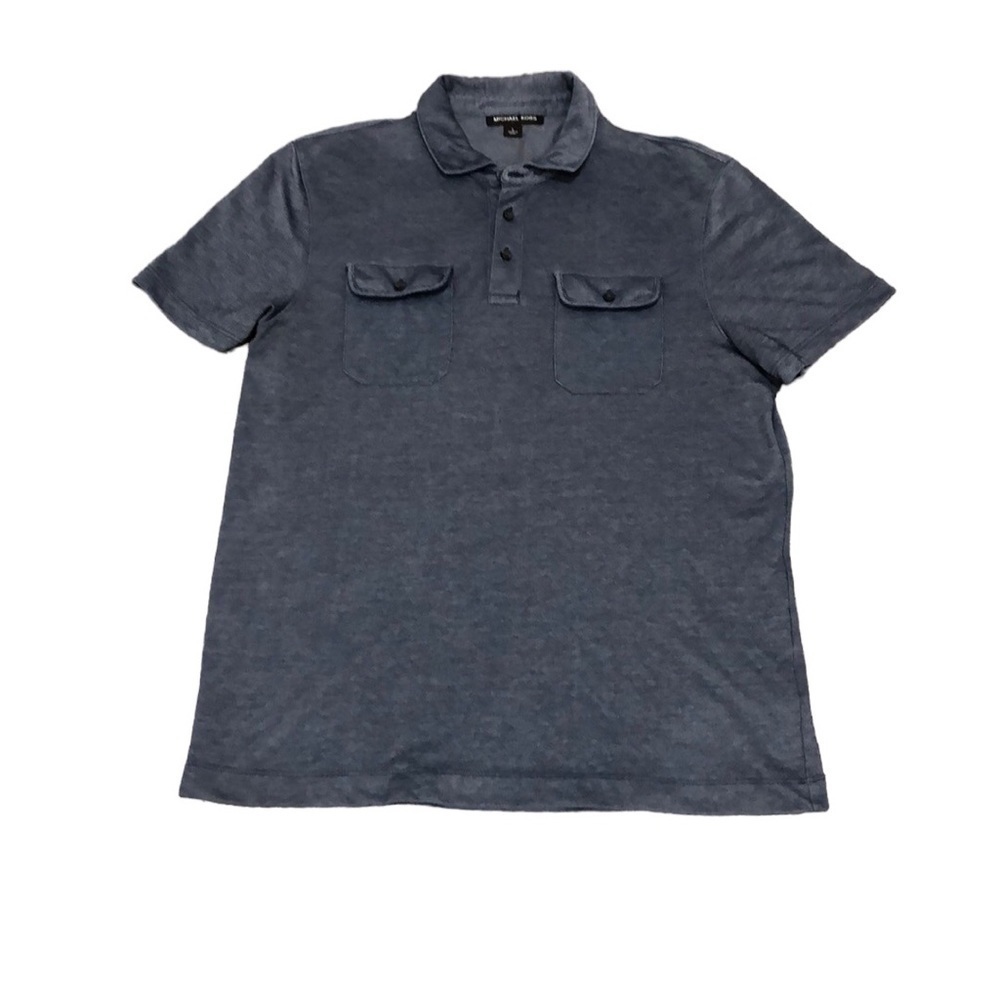 Michael Kors Polo Shirt Size Large Blue